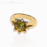 Citrine Eight-Star - Ring
